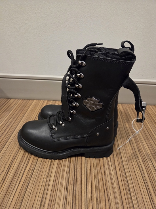 Harley-Davidson Shoes - Harley-Davidson Black Lace-Up Combat Boots